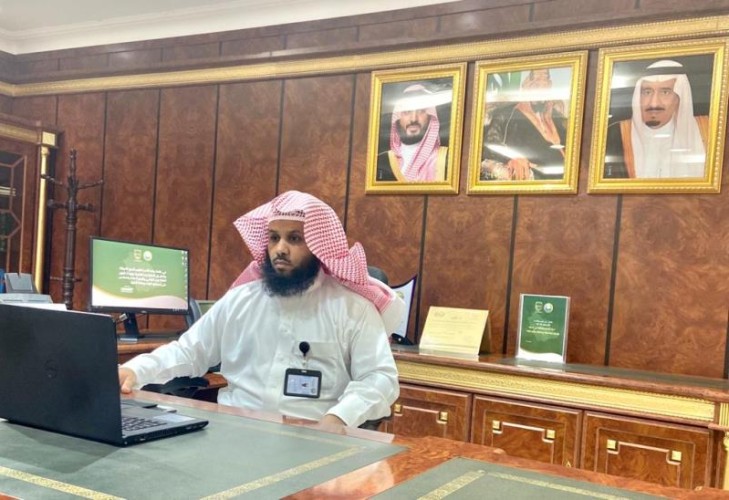 مدير هيئة الحدود الشمالية يعقد اجتماعاً برؤساء الهيئات والمراكز بالمنطقة