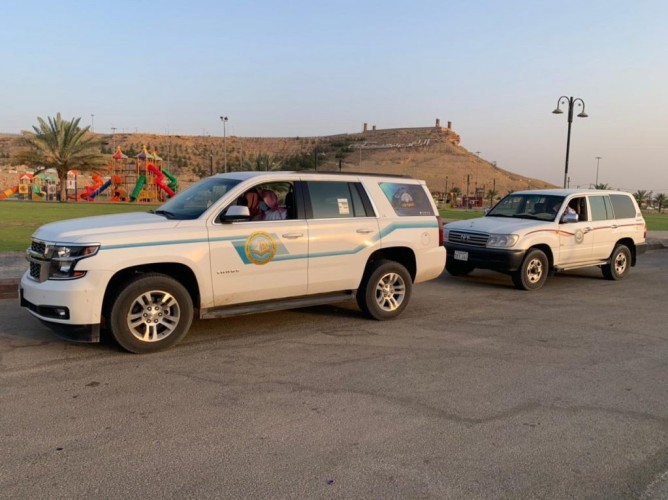 الأمر بالمعروف تشارك في مهرجان شباب الزلفي