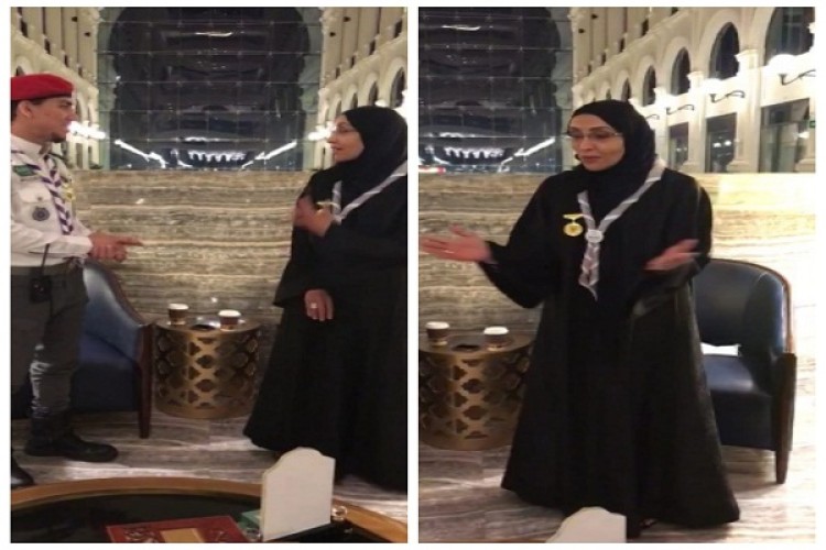 قائد الكشافة “محمود السطوحي” يكرم الأميرة دينا بنت سعود .. ويؤكد لها: هذا وسام على صدورنا