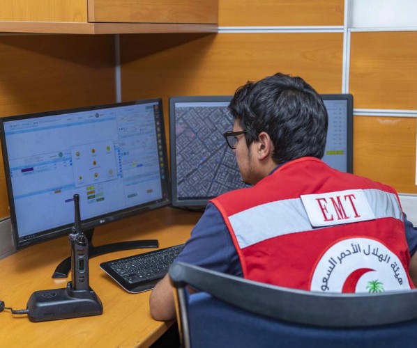 الهلال الأحمر بتبوك يتلقى أكثر من 48 ألف مكالمة هاتفية خلال النصف الاول من العام الجاري 2021 م