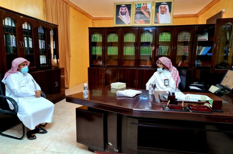 مدير عام فرع هيئة الأمر بالمعروف بمنطقة الباحة يتفقد هيئة محافظة قلوة