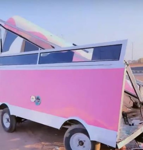 تعرض فتاة تمتلك عربة فود ترك لحادث مروع .. وتوجيه عاجل من أمير منطقة حائل – فيديو