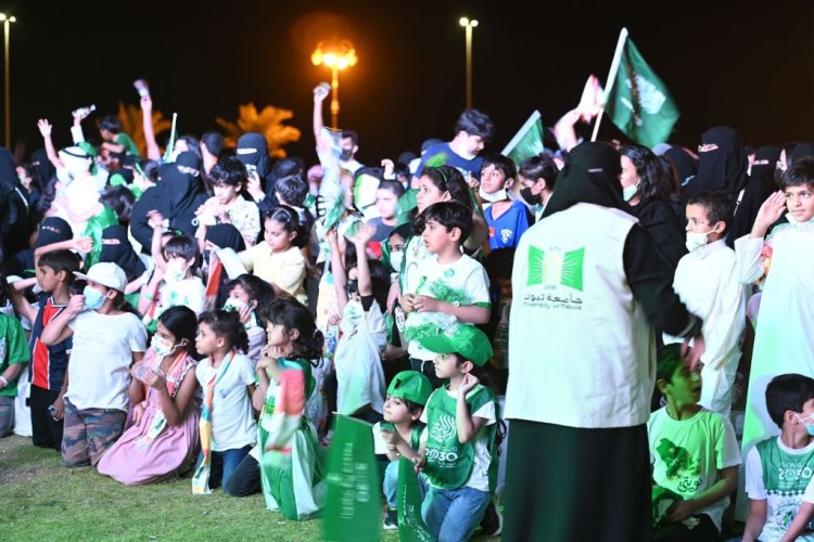جامعة تبوك تقيم احتفالها باليوم الوطني وسط حضور متميز