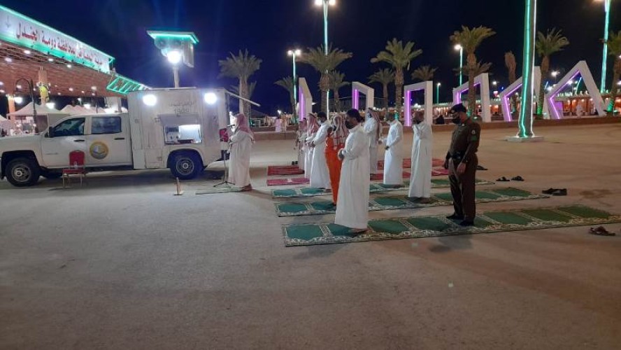 هيئة الأمر بالمعروف بالجوف تشارك بمهرجان التمر والعسل