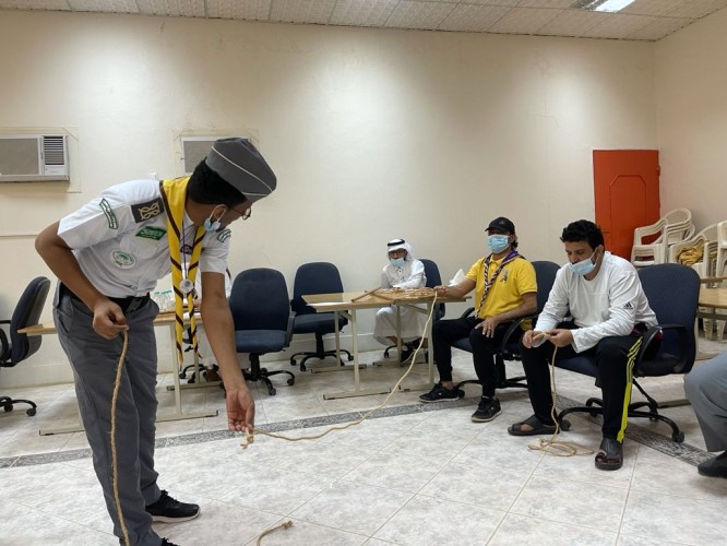 انطلاق برنامج الدورة التطويرية الكشفية بتعليم جازان