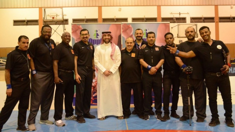 منذر جندو ينال كأس افضل لاعب في البطولة و مركز مكة يتوج بكأس المصارعة الرومانية للشباب