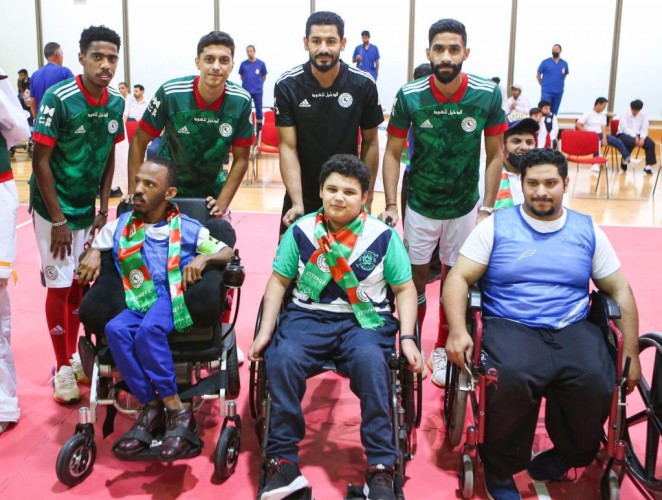 المسؤولية الاجتماعية بنادي الاتفاق تطلق مبادرة “همة بطل”