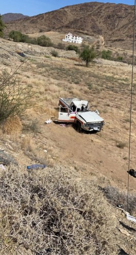 الهلال الأحمر بالباحة: وقوع حادث اصطدام مروع بعمود وانقلاب بمعشوقه .. والكشف عن عدد الإصابات والوفيات!