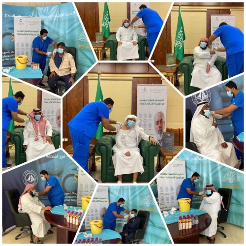 فرع الرئاسة العامة لهيئة الأمر بالمعروف بالمنطقة الشرقية يجري لمنسوبيه تطعيمات الإنفلونزا الموسمية