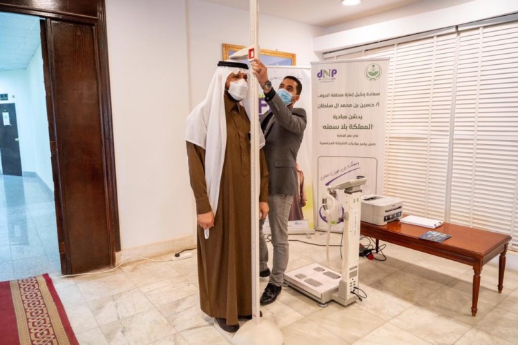 وكيل إمارة الجوف يدشن فعاليات مبادرة “المملكة بلا سمنة”