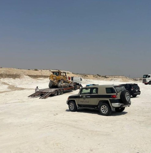 الإدارة العامة للمجاهدين : ضبط 9 مخالفين لنظام البيئة ونقلهم الرمال وتجريف التربة دون ترخيص في المنطقة الشرقية