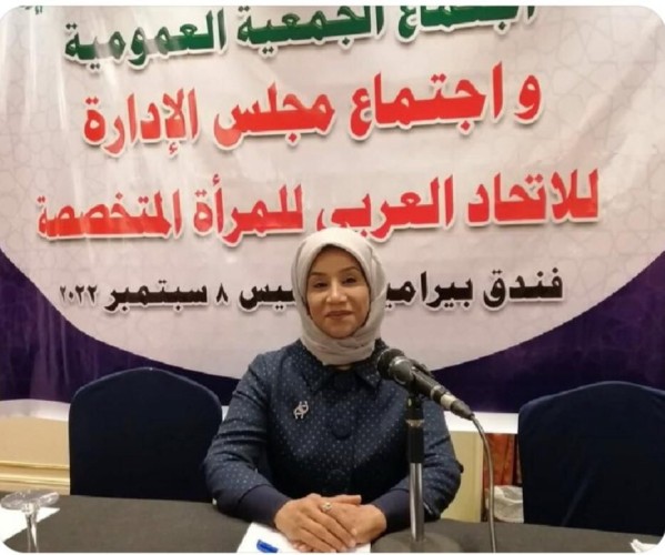 رئيسة الاتحاد العربي للمرأة المتخصصة تدعو وسائل الاعلام إلى توخي الدقة بنقل الأخبار والمعلومات