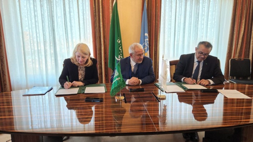 مركز الملك سلمان للإغاثة يوقع اتفاقيتين مع  منظمتي الصحة العالمية  واليونيسيف للوقاية ومكافحة تفشي الحصبة وشلل الأطفال في عدد من الدول