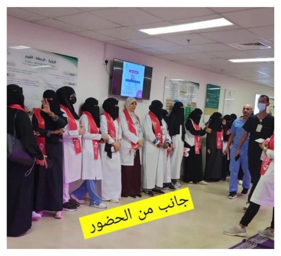 فريق أصداء الإعلامي التطوعي يشارك مستشفى القنفذة العام فعالية شهر أكتوبر العالمي للتوعية بمرض سرطان الثدي