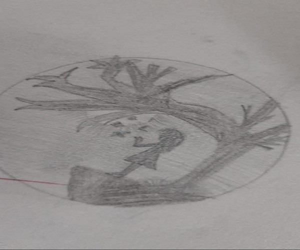 الفنانة التشكيلية الرسامة الصغيرة ميار بكري : احب الرسم بالالوان الزيتية والخشبية