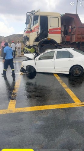 الهلال الأحمر بالباحة: وقوع حادث تصادم مروع ووفاة شخصين