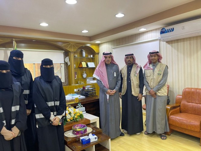 فريق بصمة الرياضي بعرعر يزور مستشفى القلب بعرعر