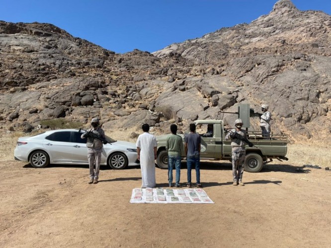 حرس الحدود بمنطقة نجران يحبط محاولة تهريب أكثر من (21) كيلوجرامًا من مادة الحشيش المخدر