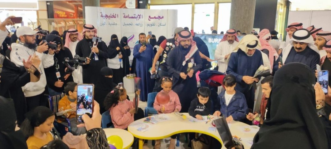 مرسم الطفل لجسفت عسير يجذب الأطفال في يوم الإعاقة