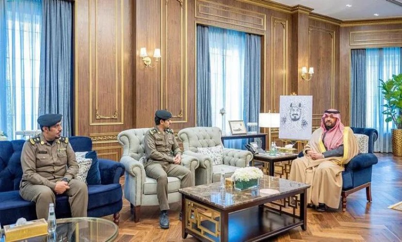 أمير الحدود الشمالية يستقبل قائد القوات الخاصة لأمن الطرق بالمنطقة المُعيّن