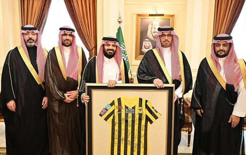 سموُّ محافظ جدة يستقبل رئيس مجلس إدارة وأعضاء ولاعبي نادي الاتحاد