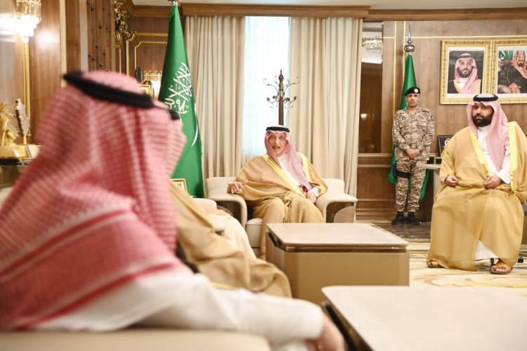 سمو أمير جازان يستقبل المشاركين في أعمال ملتقى الحقوق الثاني