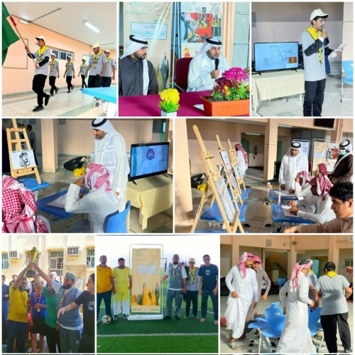 بحضور مدير مكتب التعليم بالريث .. ثانوية آل مشحنة تحتفل بيوم التأسيس