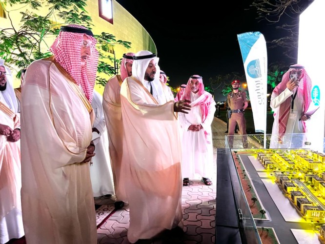 سمو الأمير محمد بن ناصر يدشن مشروع ” روابي ” السكني بمدينة جيزان