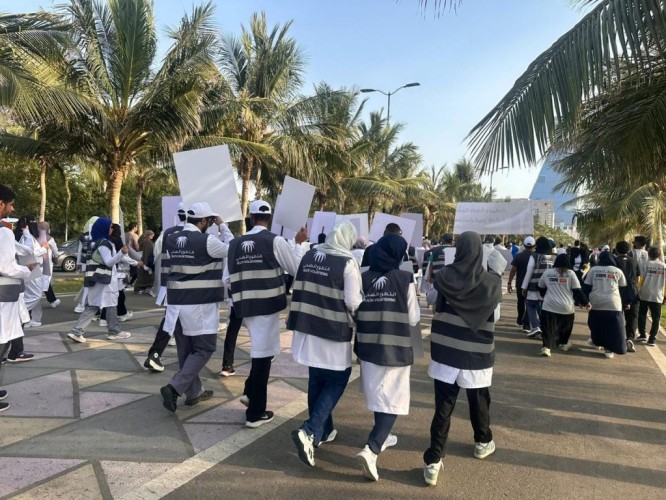 مجمع إرادة والصحة النفسية بجدة يشارك في فعالية جدة تتحرك