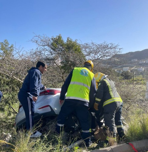 الهلال الأحمر بالباحة: حادث إنقلاب مروع في المندق .. والكشف عن عدد المصابين