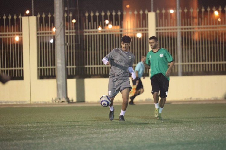 فريق حرس الحدود يكسب فريق الصحة بهدفين