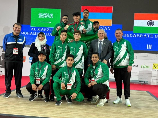 الرباع محمد المرزوق يُحقق ذهبية وفضيتي بطولة العالم للناشئين