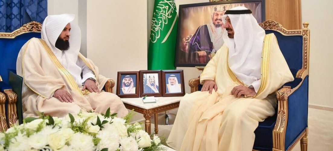 سمو أمير نجران يستقبل رئيس المحكمة العامة بالمنطقة