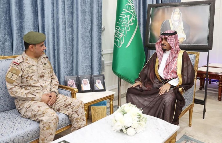 سمو نائب أمير منطقة نجران يستقبل قائد قوة المنطقة