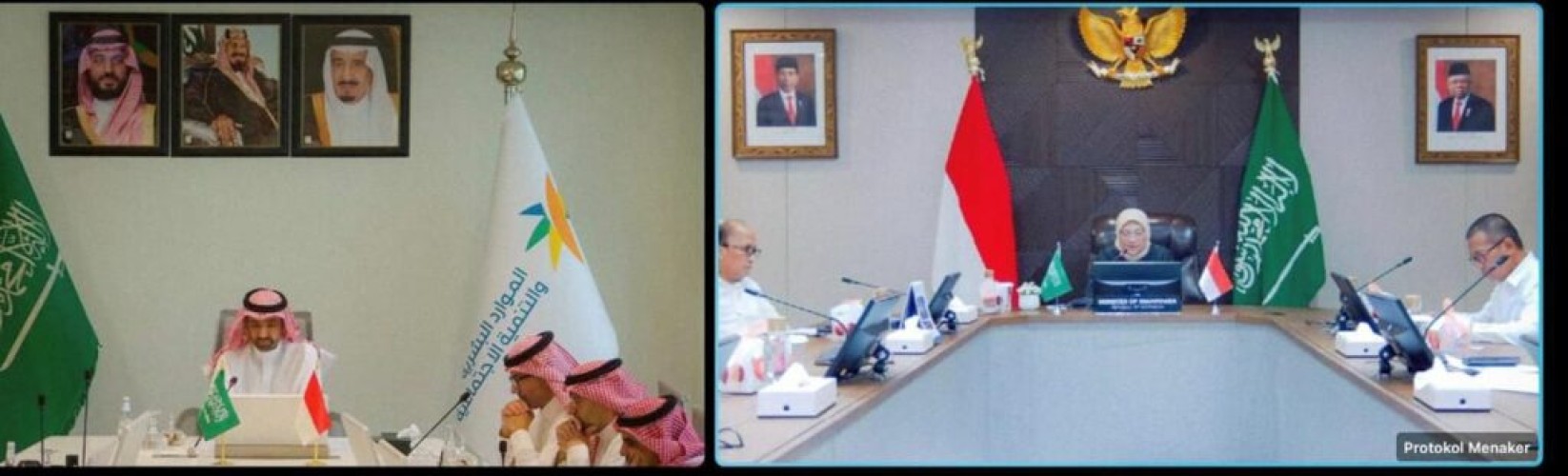 وزير الموارد البشرية يبحث مع وزيرة القوى العاملة بإندونيسيا مجالات التعاون المشترك