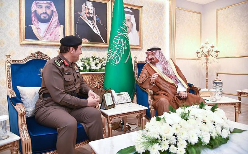سمو أمير نجران يستقبل مدير الأمن العام
