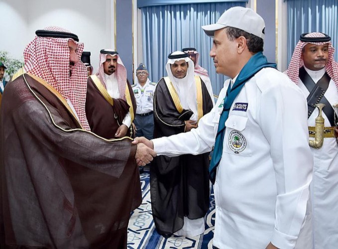 سمو أمير نجران يدشن مسابقة رسل السلام للتميز الكشفي