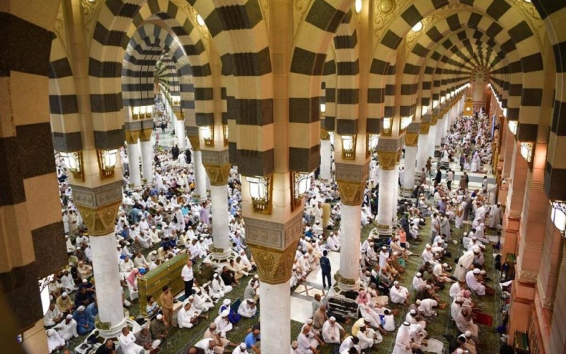 وصول أكثر من ٥٥٧ ألف حاج إلى المدينة المنورة