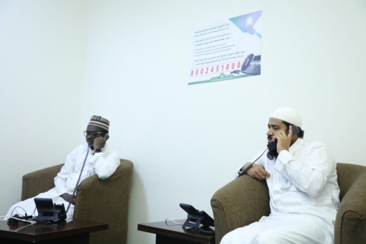 “الهاتف المجاني” بوزارة الشؤون الإسلامية يستقبل قرابة نصف مليون مكالمة منذ بدء الحج وحتى منتصف ذي الحجة