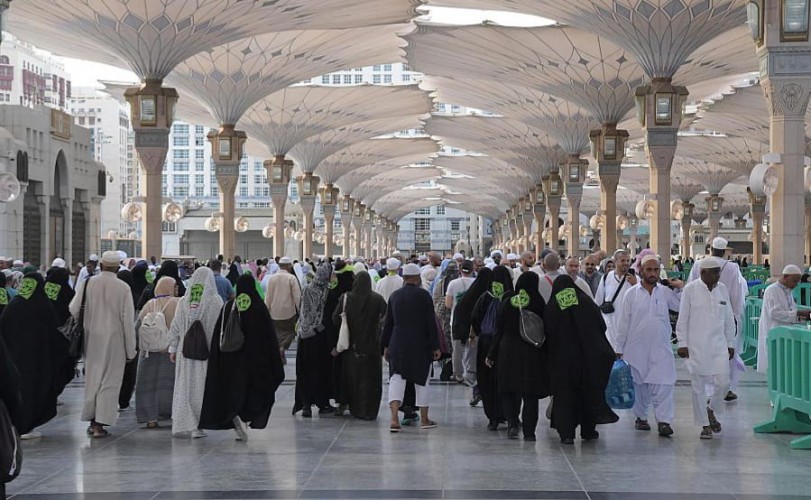 وصول أكثر من 486 ألف حاج إلى المدينة المنورة