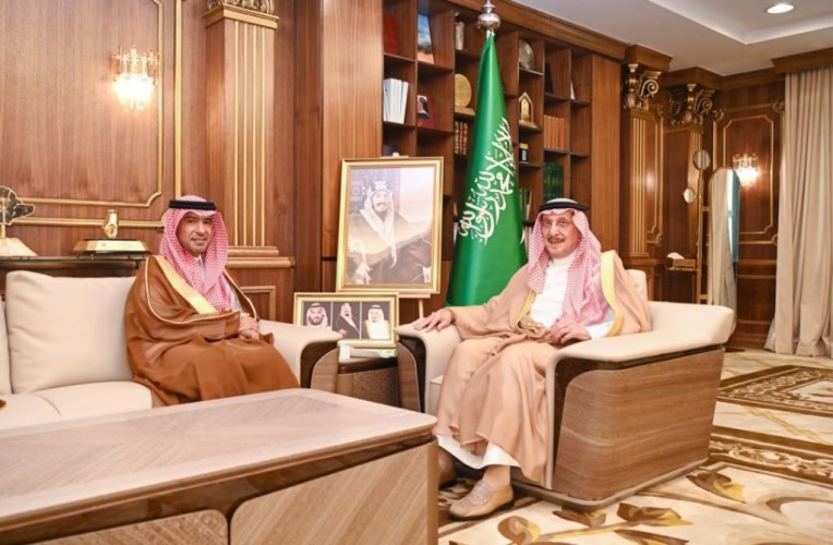 سمو أمير منطقة جازان يستقبل معالي وزير الشؤون البلدية والقروية والإسكان