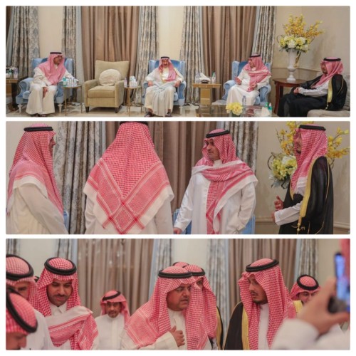 نائب أمير الشرقية يقدم التعازي لسمو محافظ حفر الباطن