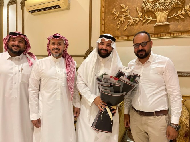 الدكتور محمد ضيف الله دقدقي يحتفل بعقد قرانه على ابنة الإعلامي عدنان الصافي