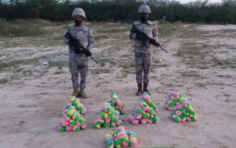 حرس الحدود بجازان يحبط محاولة تهريب (100) كيلوجرام من نبات القات المخدر