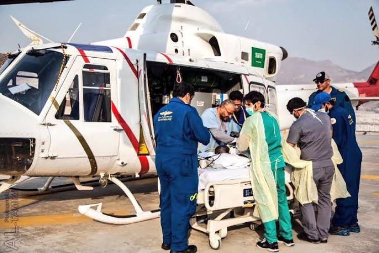الإسعاف الجوي يواصل تنفيذ الفرضيات بمنطقة الجوف