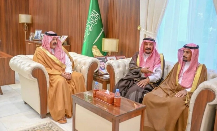 سمو  أمير حائل يستقبل “غازي بن جزاع  الشلاقي” المتنازل عن قاتل ابنه