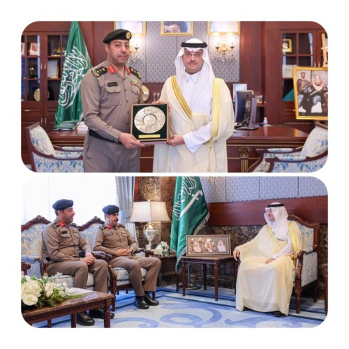 سمو محافظ الأحساء يكرّم مساعد مدير شرطة المحافظة