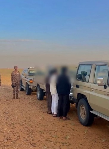 القوات الخاصة للأمن البيئي تضبط بالتعاون مع شرطة منطقة الجوف (3) مخالفين لنظام البيئة