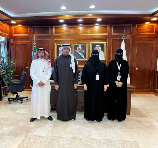 مدير فرع البيئة بالشمالية يستقبل أعضاء جمعية حياة لسرطان الثدي بعرعر