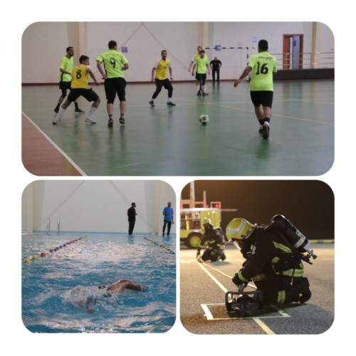 مديرية الدفاع المدني بمنطقة المدينة المنورة تختتم المسابقات الرياضية